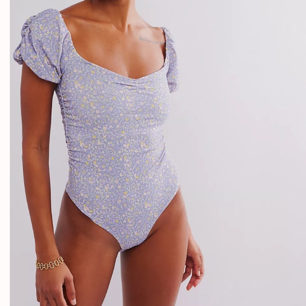 Printed Bella Bodysuit free people